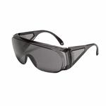 North by Honeywell 11180032 Polysafe Single Lens Safety Eyewear, Hard Coated, Gray Lens, Wrap Around Frame, Gray, Polycarbonate Frame, Polycarbonate Lens, ANSI Z87.1-2010, CSA Z94.3