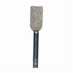 Norton 61463622655 Cotton Fiber Mounted Point, W163 Cylindrical Point, 1/4 in Dia x 1/2 in L Head, 1/8 in Dia Shank