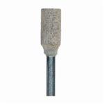 Norton 61463622656 Cotton Fiber Mounted Point, W163 Cylindrical Point, 1/4 in Dia x 1/2 in L Head, 1/8 in Dia Shank