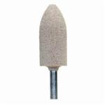 Norton 61463622664 Cotton Fiber Mounted Point, A11 Pointed Tree Point, 7/8 in Dia x 2 in L Head, 1/4 in Dia Shank