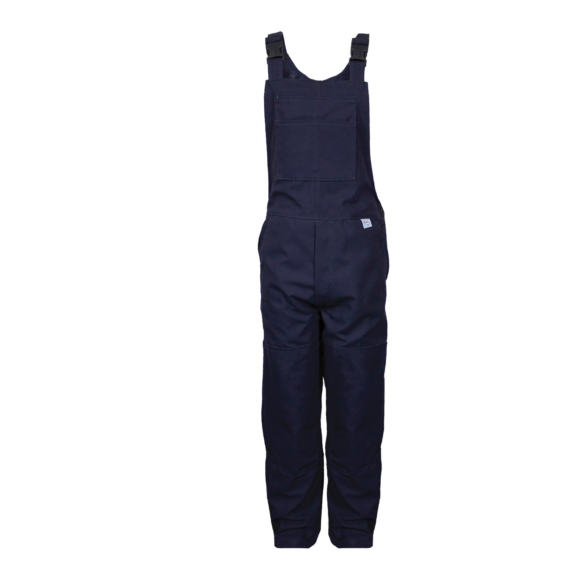 National Safety Apparel BIB6DNV30X30 Explorer Series Unlined Bib Overall, Navy Blue, Duck, 30 in L Inseam