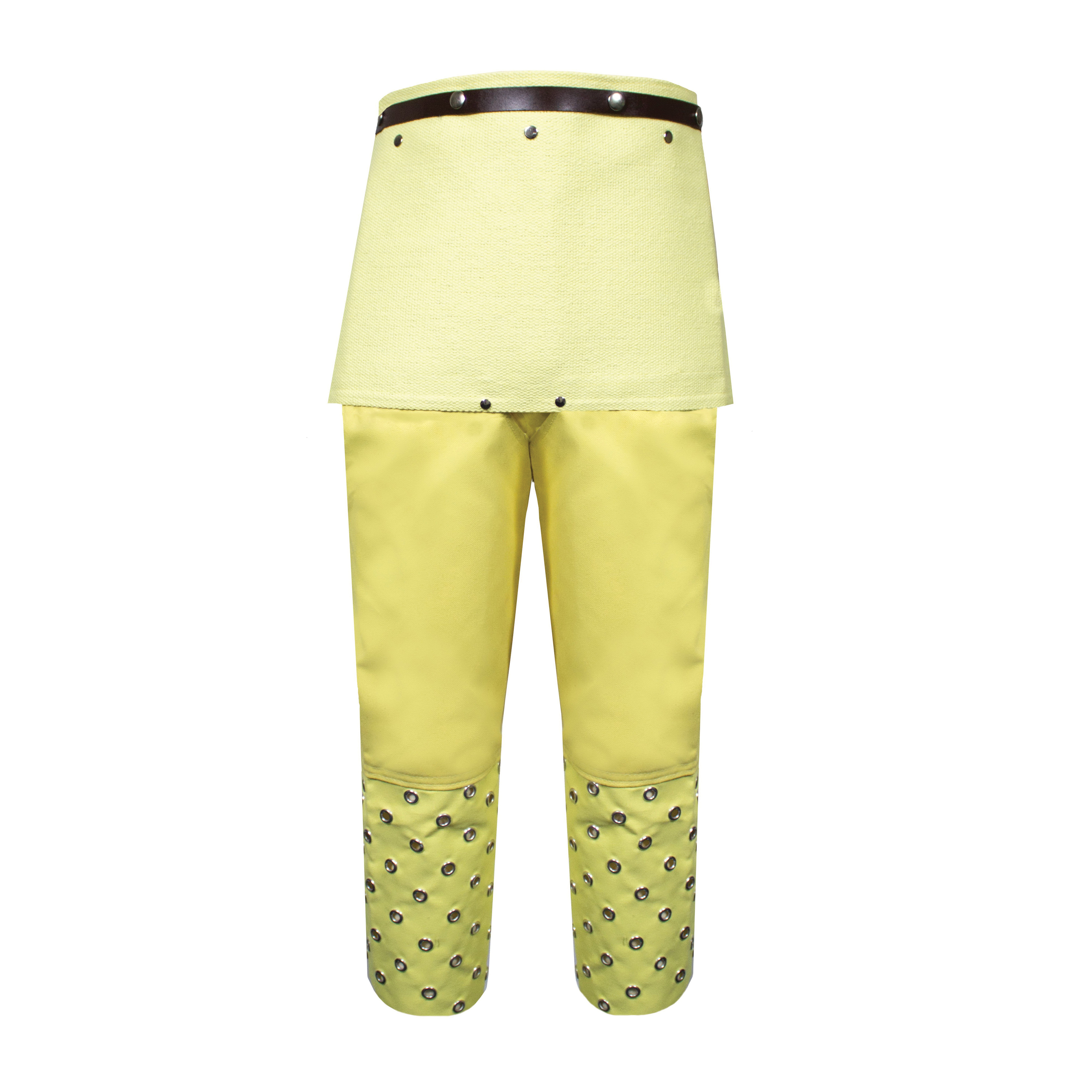 CutGuard L49TC0134 Protective Chap, Yellow, Kevlar Twill/Thermobest