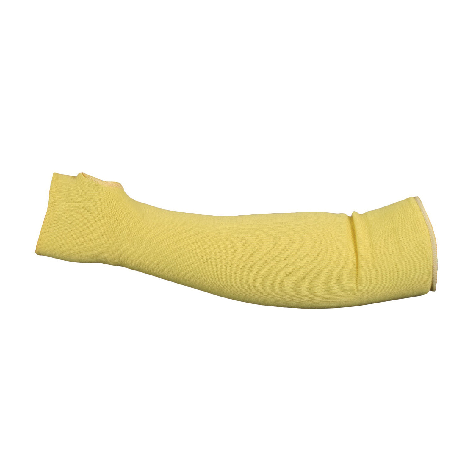 CutGuard S00KN0318 High Heat Sleeve With Thumb Hole Opening, 18 in L, Kevlar, Yellow