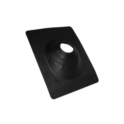 Oatey Color-Flash All-Flash No-Calk 12954 Roof Flashing, Aluminum, 3 to 4 in Pipe, 12 in W x 15-1/2 in L Base