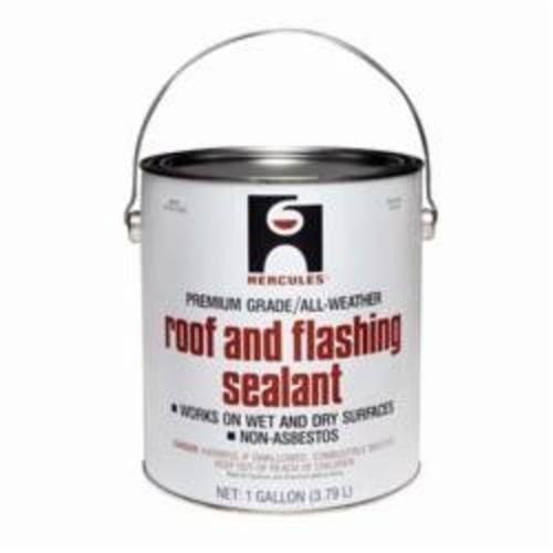 Hercules 25410 Premium Grade Roof and Flashing Sealant, 1 gal Can, Black