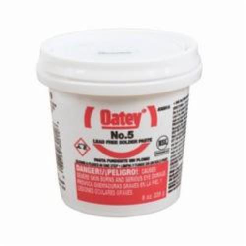 Oatey 30014 Pipe Flux, 8 oz Capacity, Pail Container, 29 g/L VOC, 20000 to 40000 cP Viscosity, 3 to 4 pH