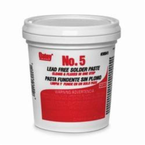 Oatey 30041 Pipe Flux, 16 oz Capacity, Pail Container, 29 g/L VOC, 20000 to 40000 cP Viscosity, 3 to 4 pH