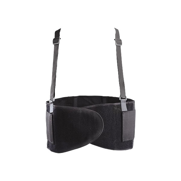 OccuNomix 626-061 626 Super Maxx Back Support, XS, 23 to 27 in Fits Waist, 8 in W, Spandex, Black, Dual Panel Hook and Loop Closure