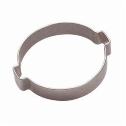 Oetiker 10100016 2-Ear Crimp Hose Clamp, 1/2 in Nominal, 0.425 in Closed Dia x 0.512 in Open Dia x 0.0394 in THK, Steel, Import