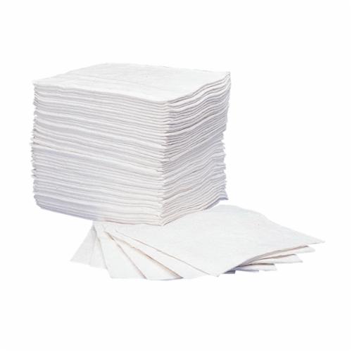 Oil-Dri L90850 Heavyweight Absorbent Pad, 19 in L x 15 in W, 26 gal/kg Absorption, Meltblown Polypropylene