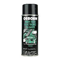 Osborn 0007633400 High Tech Non-Flammable Electronic Cleaner, Aerosol Can, Sweet Odor/Scent, Clear