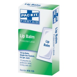 Pac-Kit 18-135 Lip Balm Packet, Box Package