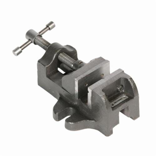PALMGREN 9612251 Horizontal Industry Standard Traditional Drill Press Vise, 7-1/2 in L x 2-9/16 in H, 3 in Jaw Opening, Fine Grain Cast Iron