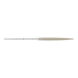 PFERD 04006 Half Round Needle File, 5-1/2 in L, Diamond Grit Cut
