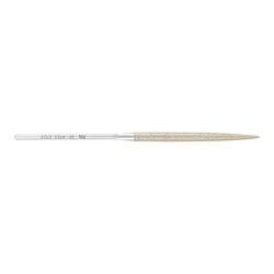 PFERD 04019 Half Round Needle File, 5-1/2 in L, Diamond Grit Cut