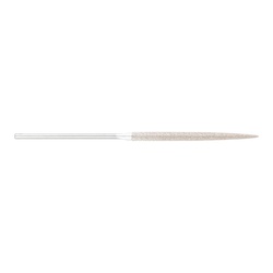 PFERD 04022 Feather Edge Needle File, 5-1/2 in L, Diamond Grit Cut