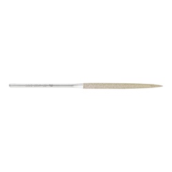 PFERD 04024 Triangle Barrette Needle File, 5-1/2 in L, Diamond Grit Cut