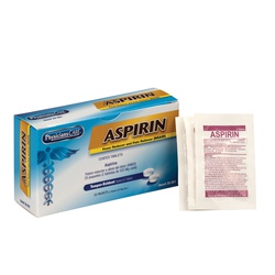 PhysiciansCare 20-001 Aspirin Tablet, 50 Count, Box Package