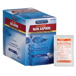 PhysiciansCare 54036 Non-Aspirin Tablet, 50 Count, Box Package, Formula: Acetaminophen