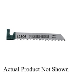 Porter-Cable 12306-5 5-Piece Jig Saw Blade Set, 3 in L x 3/8 in W, 6 TPI, HSS Cutting Edge, HSS Body