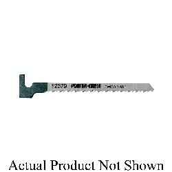 Porter-Cable 12379-5 Jig Saw Blade, 3-1/2 in L x 1/4 in W, 10 TPI, Carbon Steel Cutting Edge, Carbon Steel Body