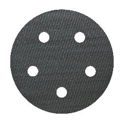 Porter-Cable 15000 All Purpose Close Coated Hook and Loop Round Standard Sanding Pad, For Use With 7344, 7335 and 97355 Random Orbit Sander, 5 in Dia, 5 Hole, 60 Grit, Medium Grade, 10000 rpm