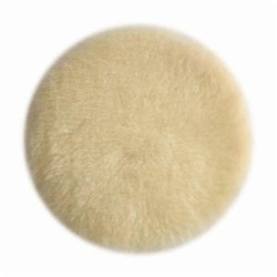 Porter-Cable 18007 Polishing Pad, 6 in Dia, Hook and Loop Attachment, Lambs Wool Pad