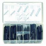 Precision Brand 12960 Roll Pin Assortment, 287 Pieces, Spring Steel, Plain