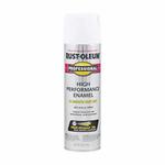 Professional 7592838 High Performance Enamel Spray Paint, 15 oz Container, Liquid Form, White, 14 sq-ft/can Coverage
