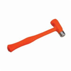 Proto Compo-Cast J24DFS Steel Tip Dead Blow Hammer, 13 in OAL, 1-1/4 x 1-11/16 in Dia, 24 oz Urethane Composition Head, Steel/Urethane Handle