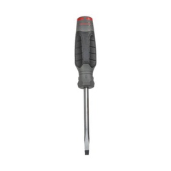 Proto DuraTek JK1404S Screwdriver, 1/4 in Keystone/Slotted Point, Alloy Steel Shank, 8-1/2 in OAL, Black Oxide/Polished Chrome, ASME B107.15