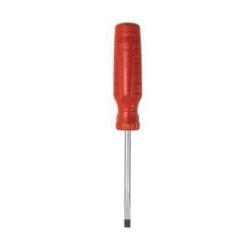 Proto DuraTek JCP1802R Screwdriver, 1/8 in Cabinet Point, Alloy Steel Shank, 4 in OAL, Black Oxide/Polished Chrome, ASME B107.15
