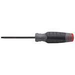 Proto DuraTek JH31604 Screwdriver, Hex Point, Alloy Steel Shank, 8-1/4 in OAL, Plastic Handle, Polished Chrome