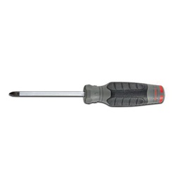 Proto DuraTek JKB3812RP Screwdriver, Slotted Point, 17 in OAL, Polished Chrome, ASME B107.15