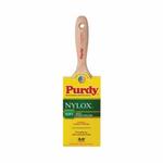 Purdy 144400230 Nylox Swan Wall Brush, 3-7/16 in OAL, 3 in, Natural Hardwood Handle, Latex, Water Based