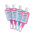 PURELL 3900-36-WRP Advanced Hand Sanitizer, 1 fl-oz Nominal, Flip Top Bottle Package, Gel Form, Fruity Odor/Scent, Clear