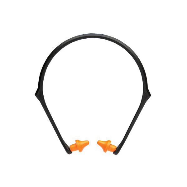 Pyramex BP3000 Ear Plug, 22 dB Noise Reduction, Conical Shape, ANSI S3.19, Reusable, Banded Design