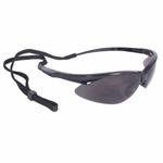 Radians AP1-20 Rad-Apocalypse Safety Eyewear, Hard Coated, Smoke Lens, Half Framed Frame, Black, Rubber Frame, Polycarbonate Lens, ANSI Z87.1+