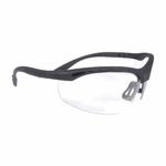 Radians CH1-110 Cheaters Bi-Focal Lens Lightweight Reader Protective Eyewear, +1 Diopter, Clear Lens, Black, Nylon Frame, Polycarbonate Lens, 99.9 % UV Protection, ANSI Z87.1+