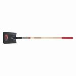 Razor-Back 2593700 Heavy Duty Square Point Shovel With Tab Socket, 48 in L Handle, Tempered Steel Blade, Hardwood Handle