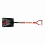 Razor-Back 42116 Square Point Shovel With Tab Socket, Steel Blade, 30 in Handle Length, Hardwood Handle