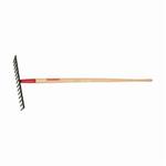 Razor-Back 63121 Heavy Duty Road Rake, 14 Tines, Forged Steel, Hardwood Handle