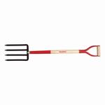 Razor-Back 72103 Spading Fork, 4 Tines, Forged Steel Tine, Hardwood Handle