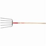 Razor-Back 73141 Barley Fork, 5 Tines, Forged Steel Tine, Hardwood Handle