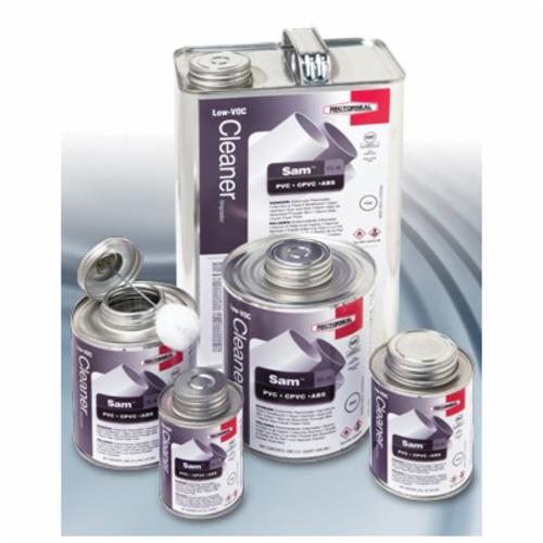 RectorSeal 55934 Cleaner, 1 qt Dauber In Bottle, Pungent Odor/Scent, Clear, Liquid Form