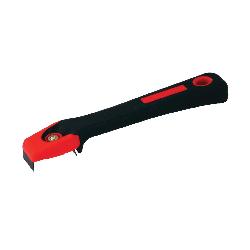 Red Devil 3110 Scraper, High Carbon Steel 2-Edge Blade, 1 in W Blade, Polypropylene Handle