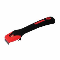 Red Devil 3140 Heavy Duty Scraper, High Carbon Steel 2-Edge Blade, 1-1/2 in W Blade, Polypropylene Handle