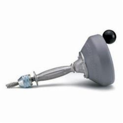 RIDGID 58890 K-25-BP Hand Spinner With C-1IC Bulb Auger Cable, 3/4 to 1-1/2 in Drain Line, Kink Resistant Cable, 5/16 in Dia x 25 ft L Cable