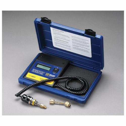 Yellow Jacket SuperEvac 69075 Vacuum Gauge, 32 to 120 deg F, 1/4 in Male Flare Connection, 1/2 in LCD Display, Battery