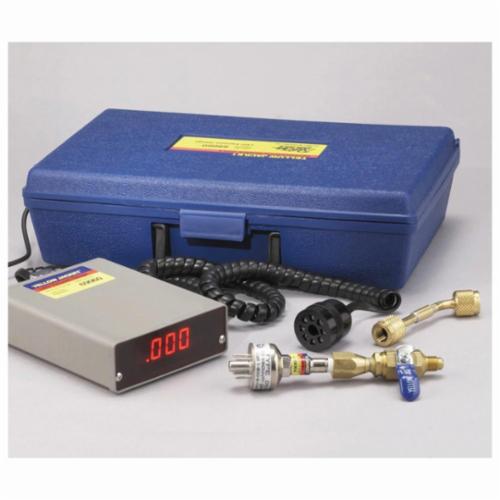 Yellow Jacket 69086 Deluxe Hand-Held Vacuum Gauge, 32 to 122 deg F, 1/4 in Male Flare Connection, LED Display, Battery